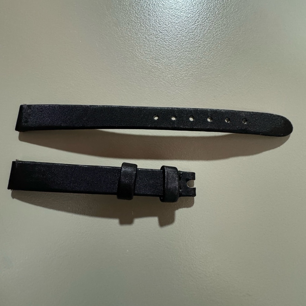 Van Cleef & Arpels OEM Ladies Black Satin Watch Strap